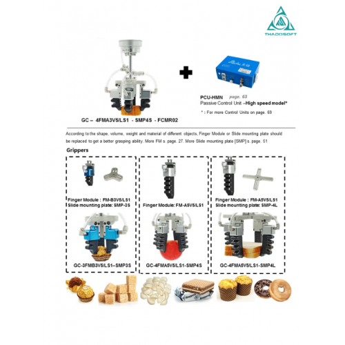  Soft gripper for Food