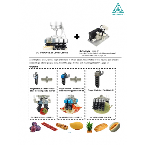  Soft gripper for Food